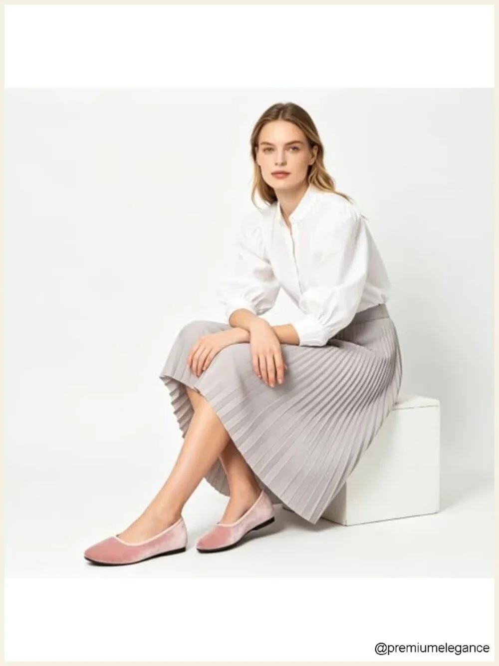 Women's Velvet Ballet Flats Soft Slip On Shoes Dressy Loafers for Work Wedding